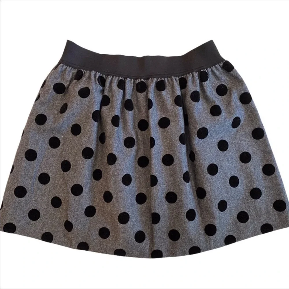 BODY by VICTORIA’S SECRET Polka Dot Wool Skirt